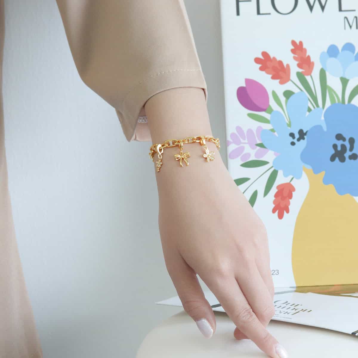 DoubleFlower+Flower+Ribbon